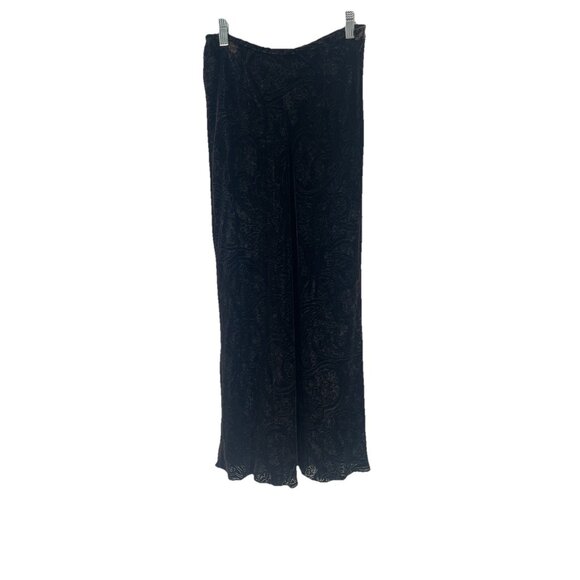 Ralph Lauren Brown Velvet Maxi Skirt Silk Sz 4 Whimsigoth Fairy Romantic - Picture 1 of 5